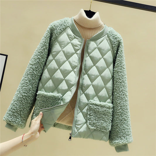 Thickening Short Stitching Cotton-padded Jacket
