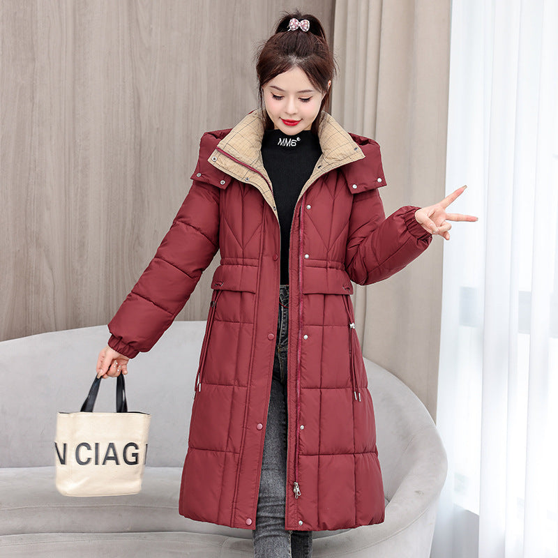 Knee Slimming Cotton Coat