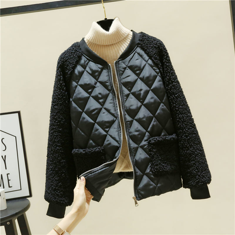 Thickening Short Stitching Cotton-padded Jacket