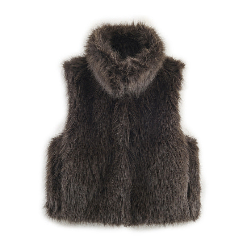 Fashion Artificial Fur Effect Vest