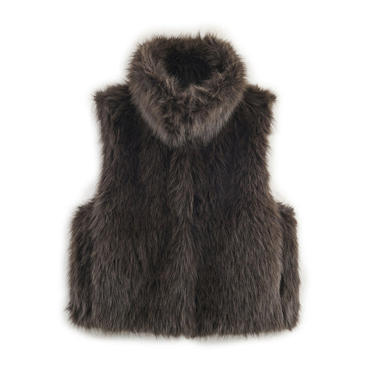 Fashion Artificial Fur Effect Vest