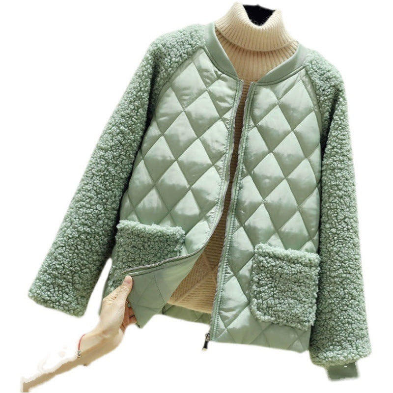 Thickening Short Stitching Cotton-padded Jacket