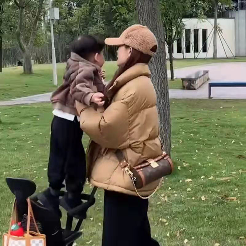 Cotton-padded Coat Short Thickened Coat For Women