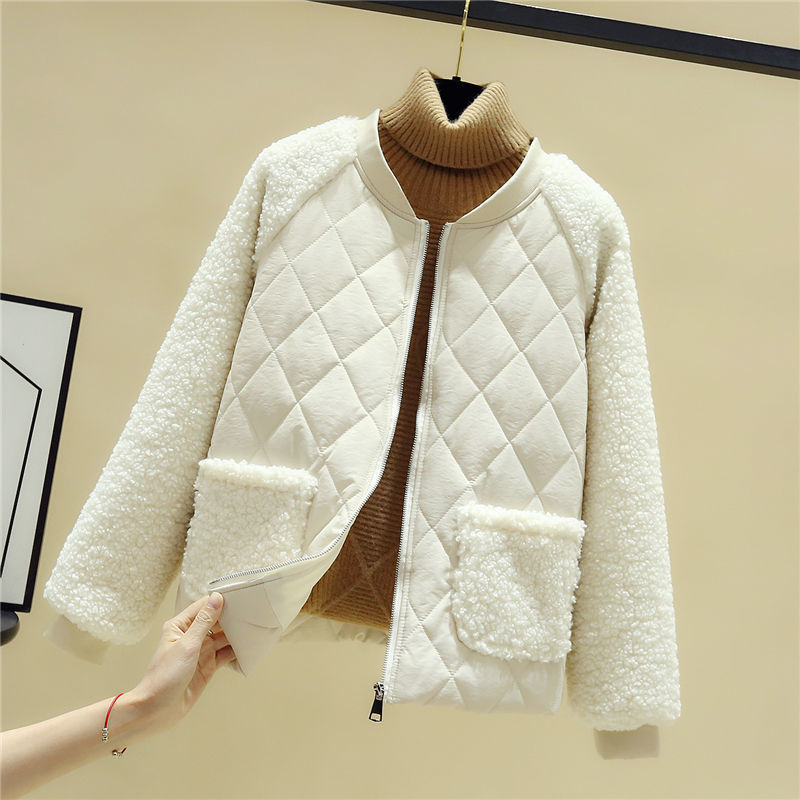 Thickening Short Stitching Cotton-padded Jacket