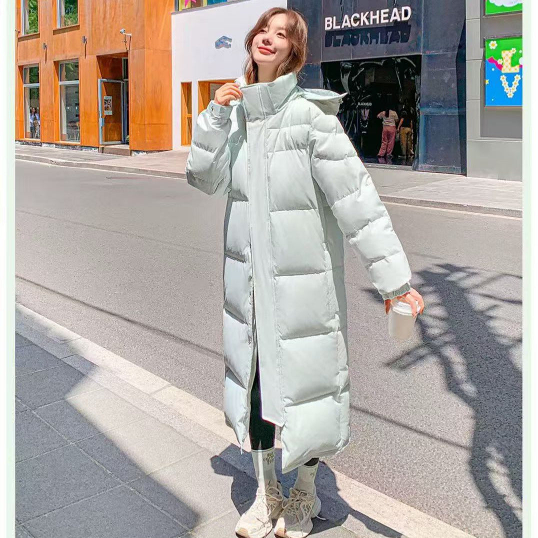 Winter Thickened White Duck Down Coat