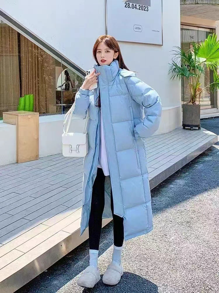 Winter Thickened White Duck Down Coat