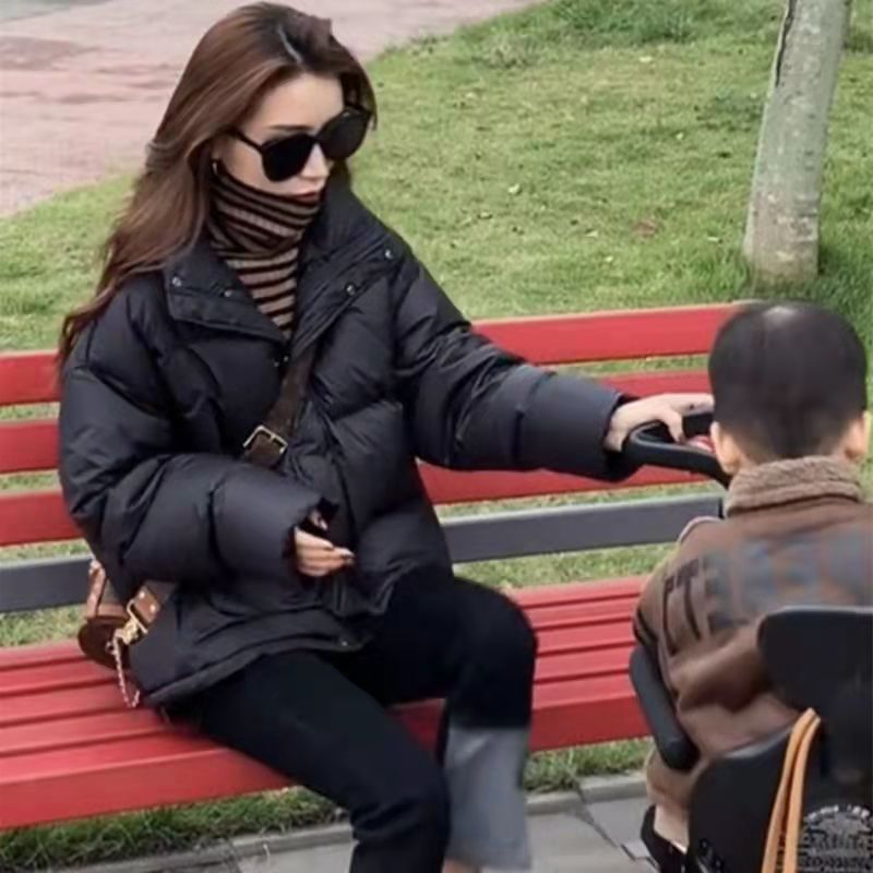 Cotton-padded Coat Short Thickened Coat For Women