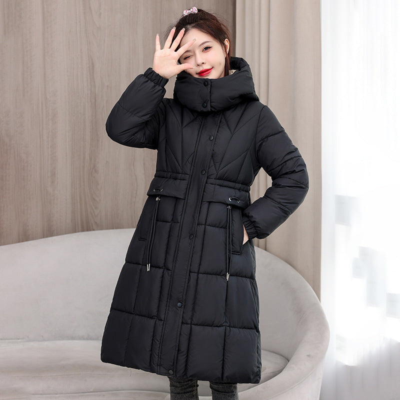 Knee Slimming Cotton Coat
