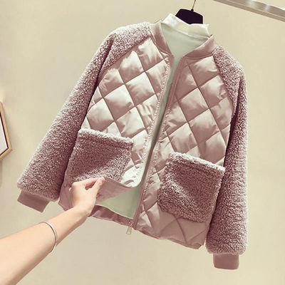 Thickening Short Stitching Cotton-padded Jacket