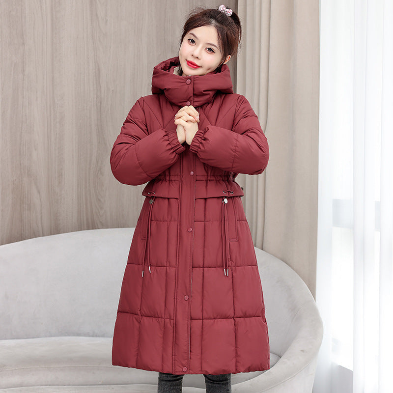 Knee Slimming Cotton Coat