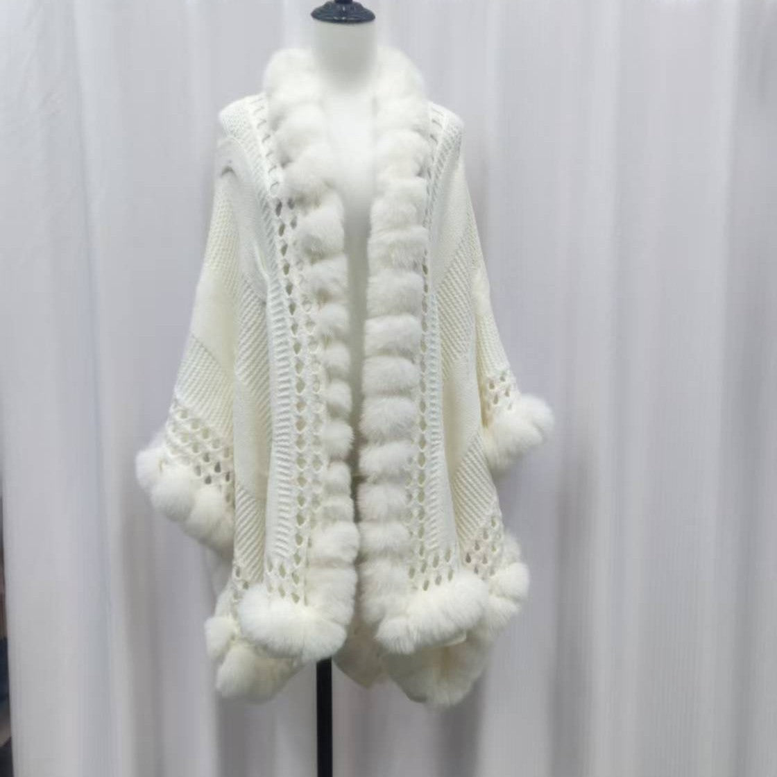 Fleece-lined Shawl Thickened